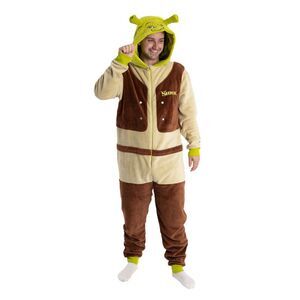 Shrek Unisex Adult Character All-In-One Nightwear / Beige